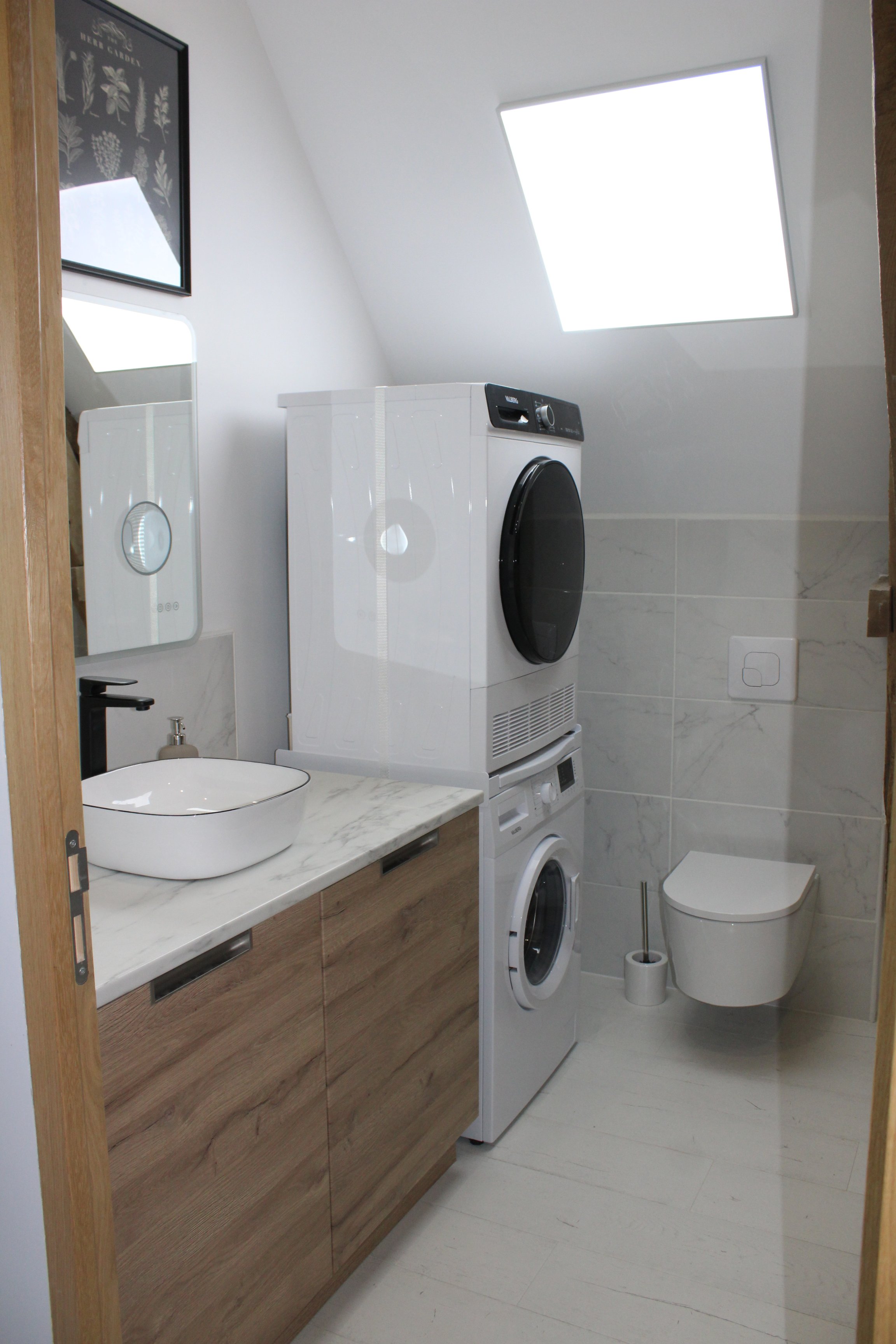 Salle de bain à l'étage