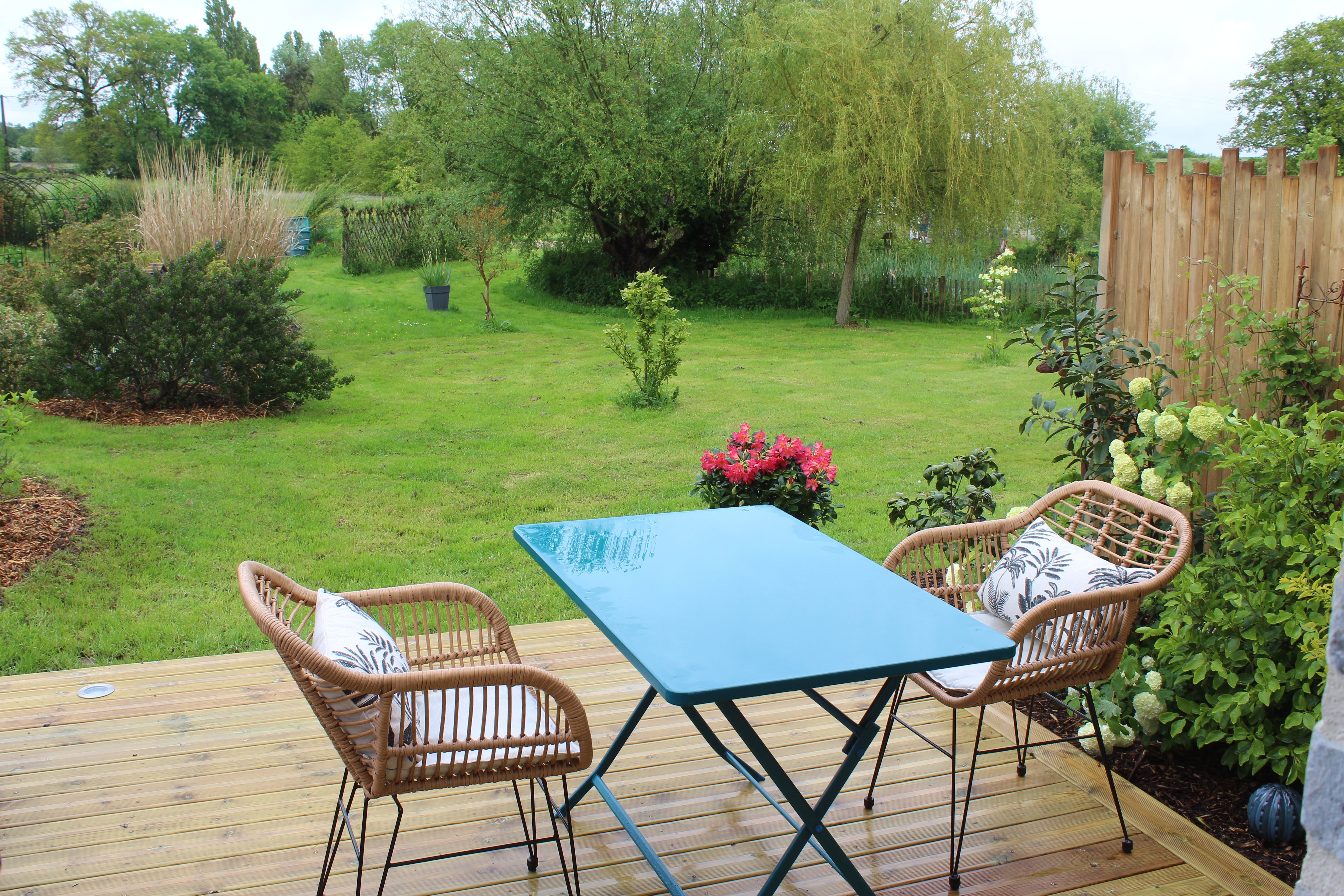Terrasse côté jardin
